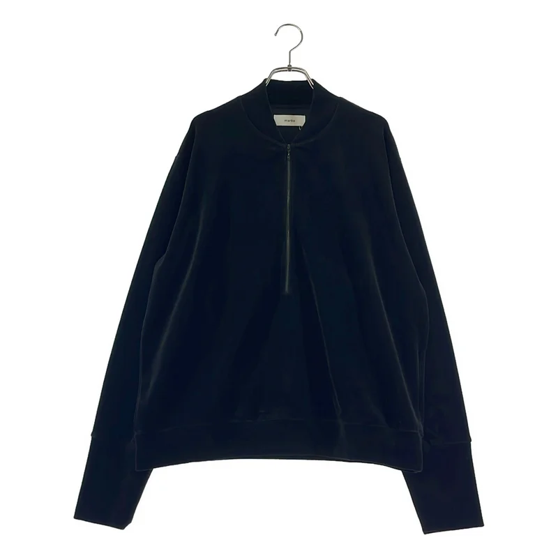 marka / マーカ | 2025AW | Half Zip Track Jacket オーガニッコットンベロア ハーフジップトラックジャケット | 2 | メンズ