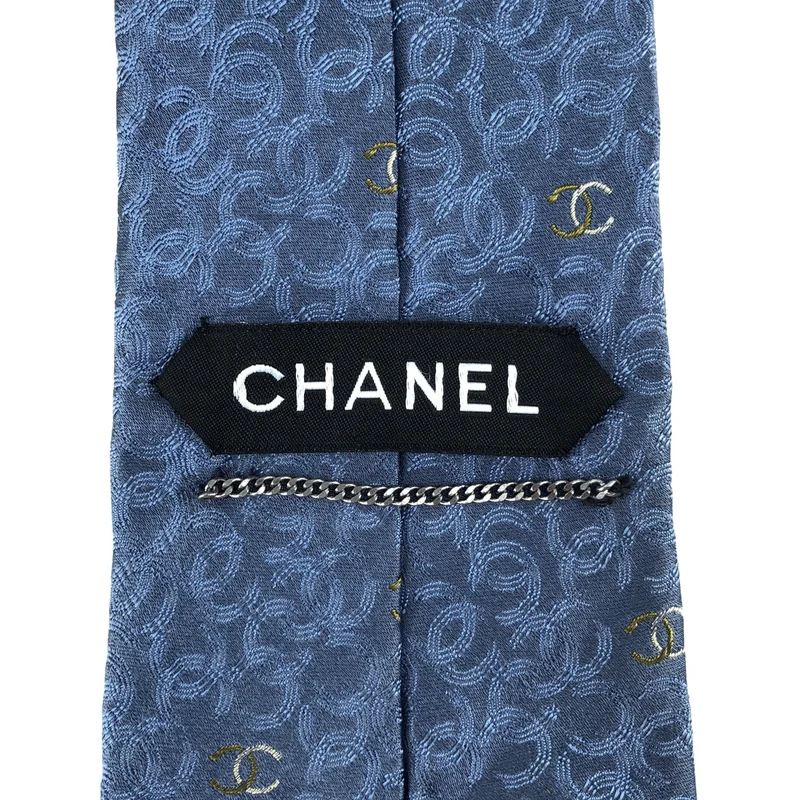 CHANEL / シャネル | シルク 総柄 ココマーク スーツ ネクタイ |