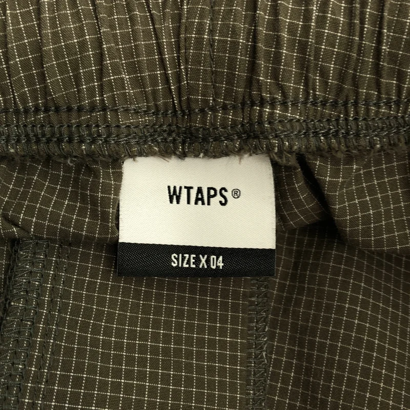 WTAPS / ダブルタップス | 2025SS | TROUSERS COTTON TWILL TEXTILE リップストップ イージーパンツ | X 04 | メンズ