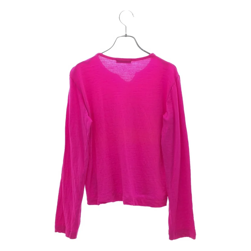 tricot COMME des GARCONS / トリココムデギャルソン | 2001AW | ウール 製品洗い Vネック ロングスリーブカットソー |