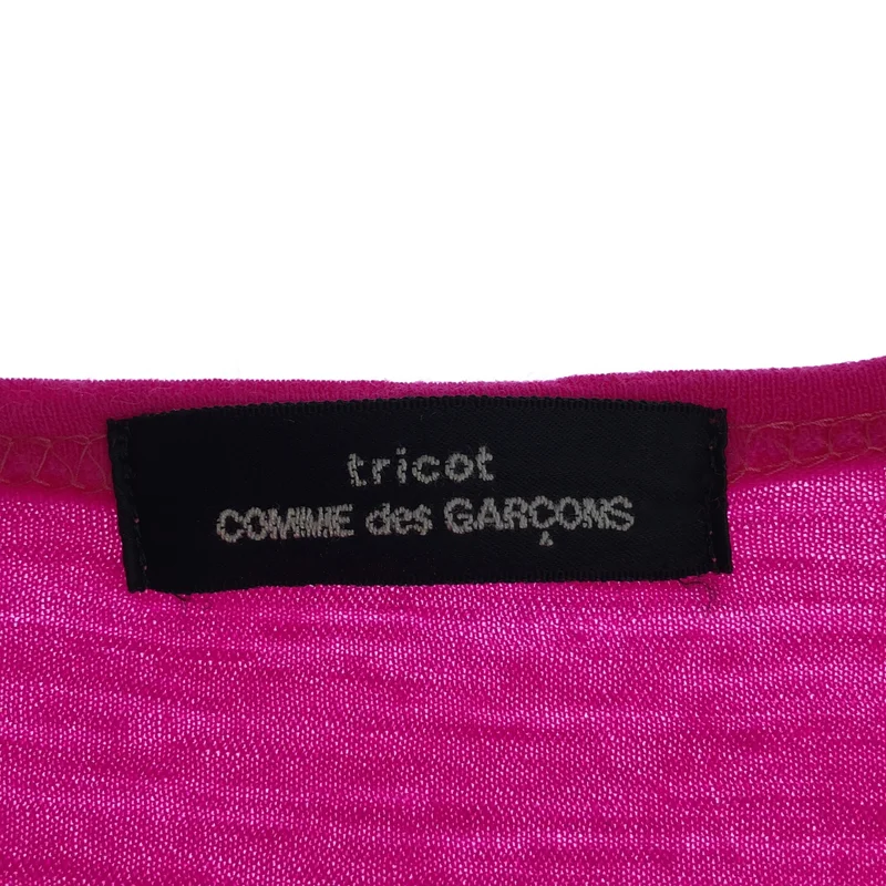 tricot COMME des GARCONS / トリココムデギャルソン | 2001AW | ウール 製品洗い Vネック ロングスリーブカットソー |