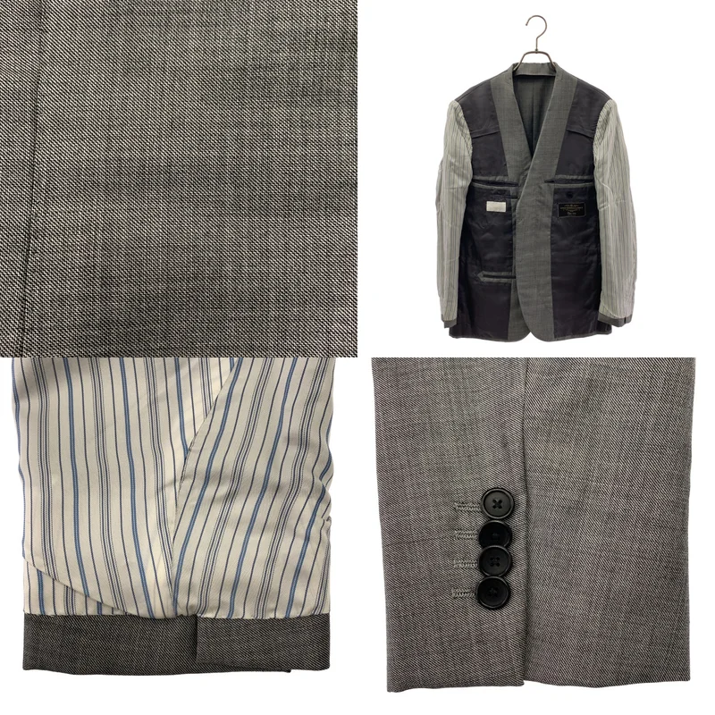 EDIFICE / エディフィス | Vitale Barberis Canonico / セットアップ テーラードジャケット 総裏地 / スラックス パンツ | 46 | メンズ