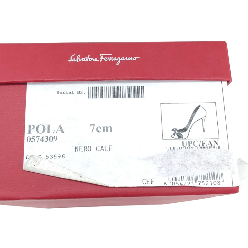 Salvatore Ferragamo / サルヴァトーレフェラガモ | レザー ヴァラリボン ハイヒール パンプス | 5 | レディース