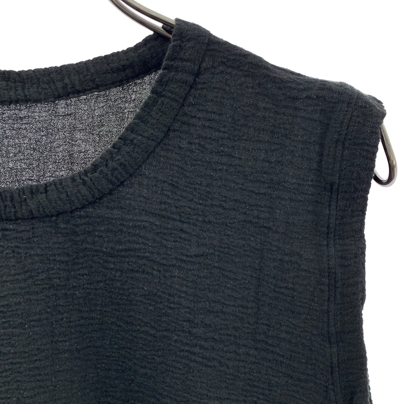 HaaT ISSEY MIYAKE / ハートイッセイミヤケ | クルーネック ノースリーブ カットソー | 2 | レディース