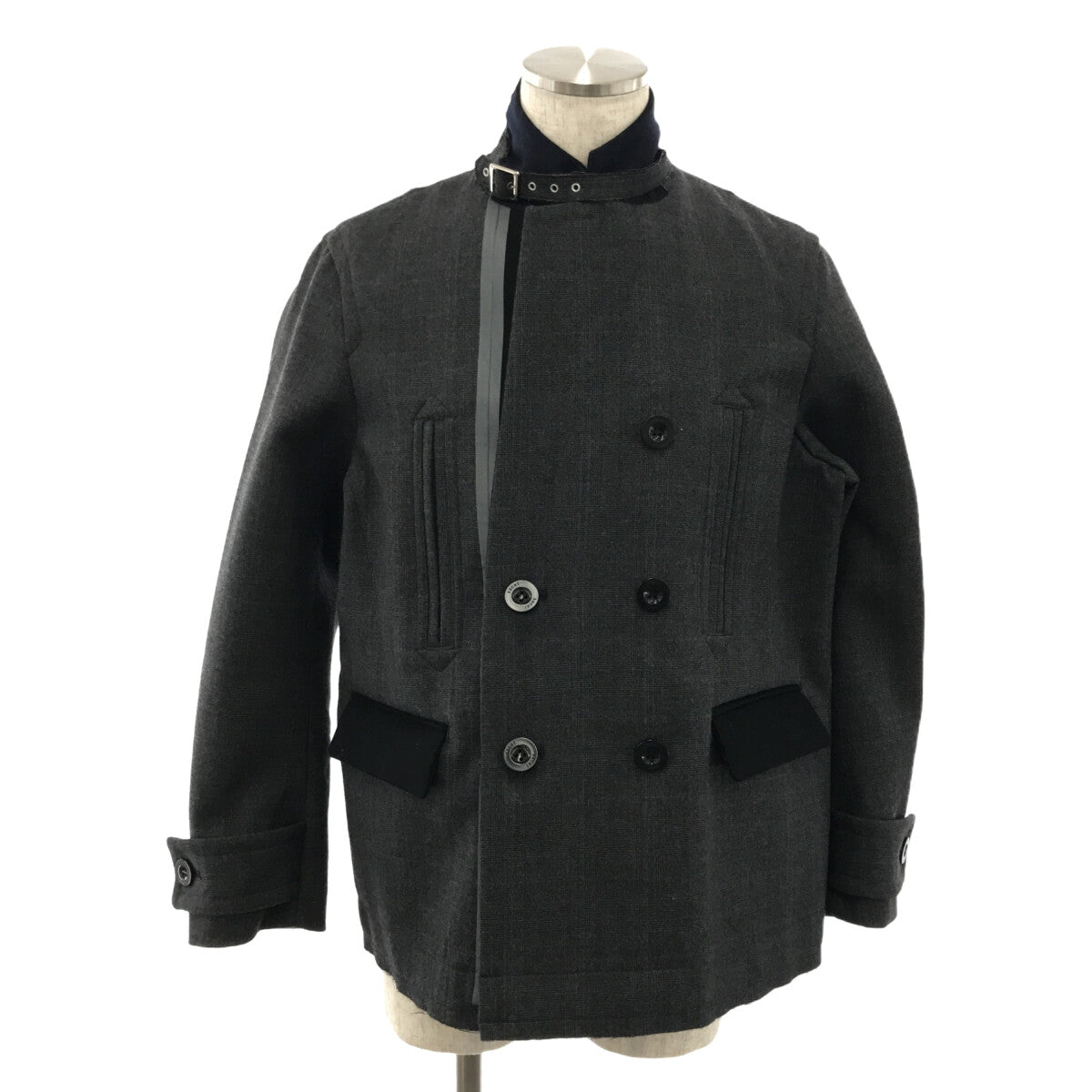 sacai★22AW Check Bonding Coat 美品】 sacai / サカイ | 2022AW | CHECK BONDING JACKET / 断ち切り