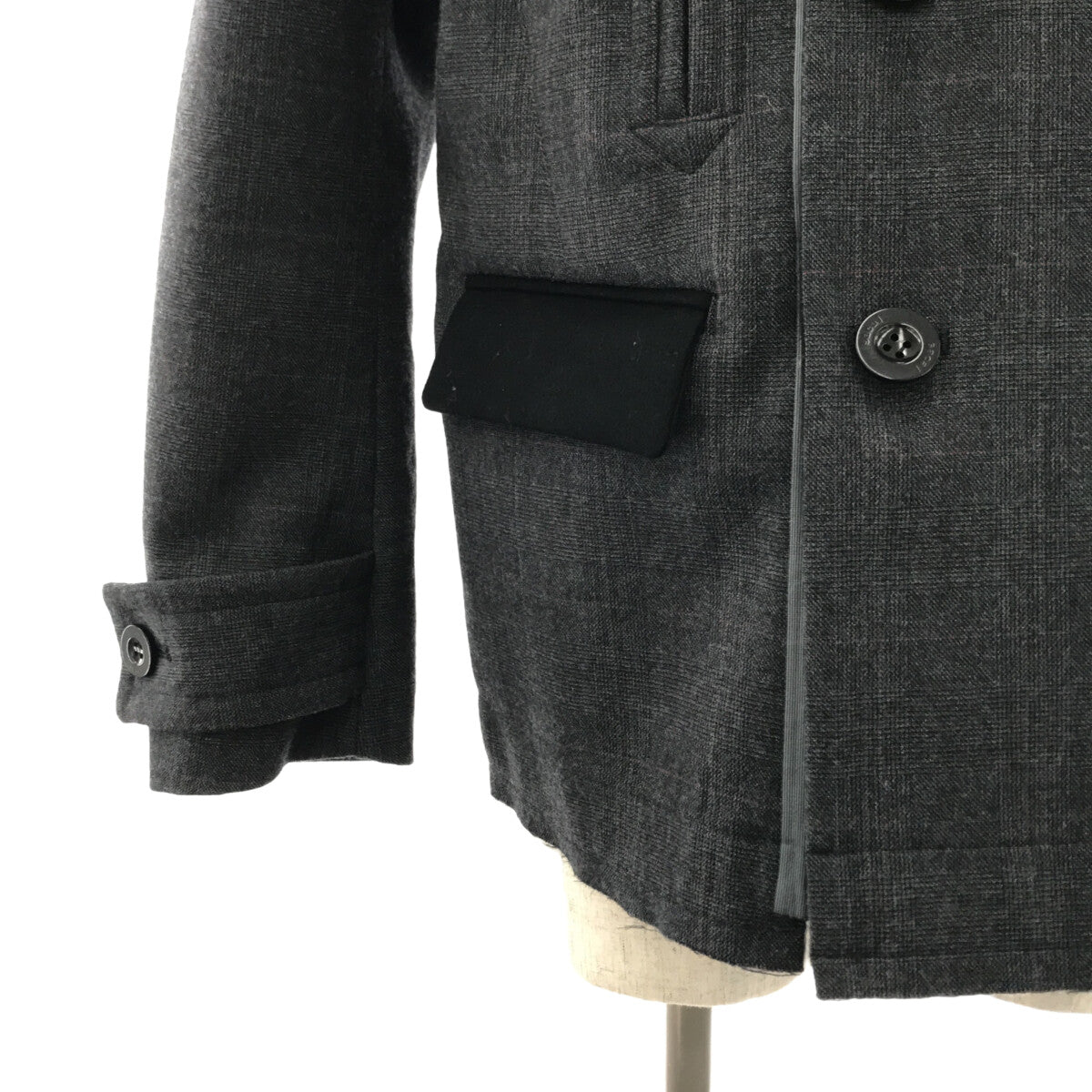 美品】 sacai / サカイ | 2022AW | CHECK BONDING JACKET / 断ち切り