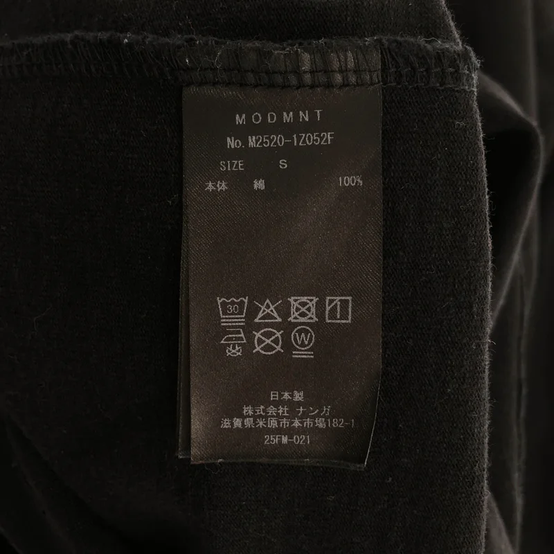 MODMNT / モドメント | ヘビーコットンタートルネック カットソー | S | メンズ
