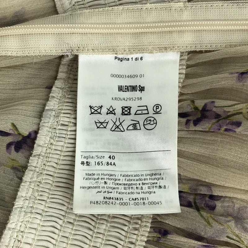 RED VALENTINO / レッドヴァレンティノ | フラワー ワンピース KROVA295298 | 40 | レディース