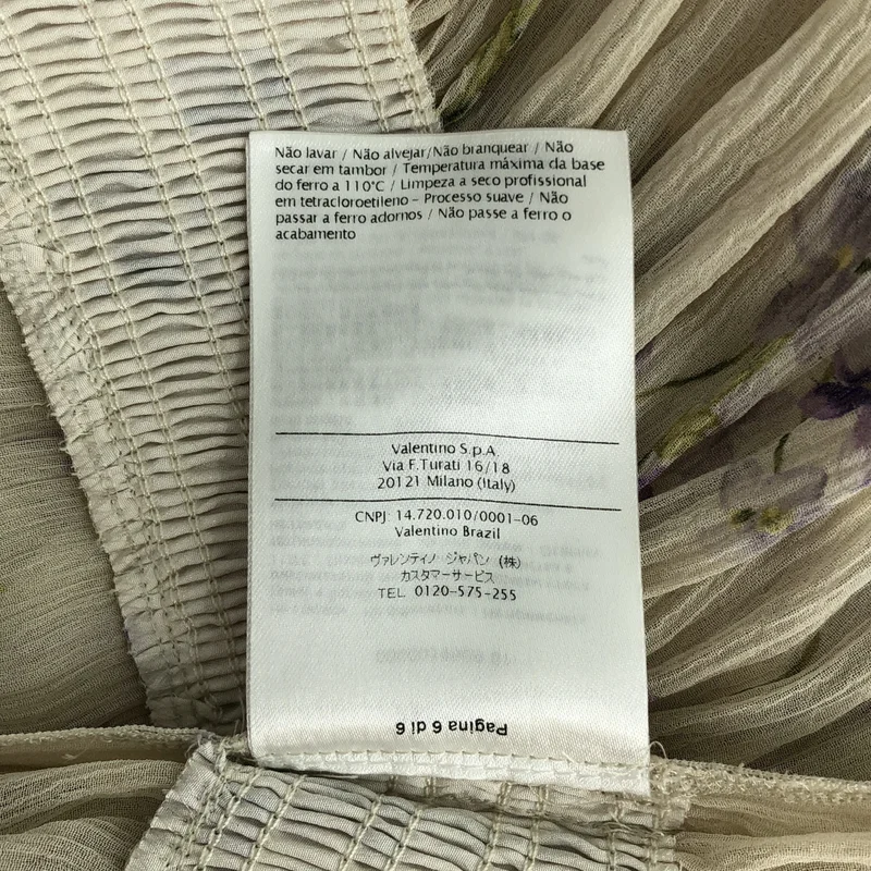 RED VALENTINO / レッドヴァレンティノ | フラワー ワンピース KROVA295298 | 40 | レディース