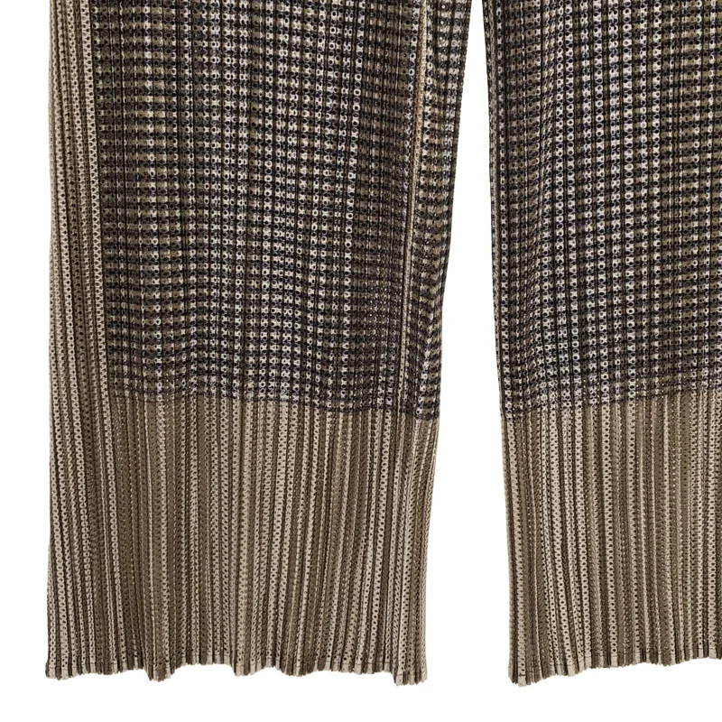 PLEATS PLEASE ISSEY MIYAKE / プリーツプリーズイッセイミヤケ | プリーツ メッシュレイヤードパンツ | 2 | レディース