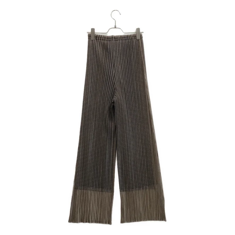 PLEATS PLEASE ISSEY MIYAKE / プリーツプリーズイッセイミヤケ | プリーツ メッシュレイヤードパンツ | 2 | レディース
