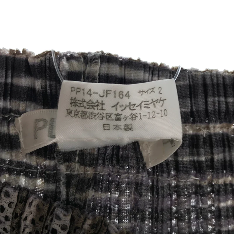 PLEATS PLEASE ISSEY MIYAKE / プリーツプリーズイッセイミヤケ | プリーツ メッシュレイヤードパンツ | 2 | レディース