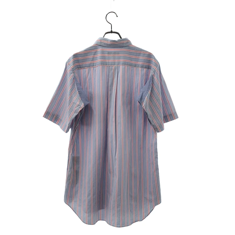 COMME des GARCONS HOMME PLUS / コムデギャルソンオムプリュス | 2005SS | コットン ストライプ 半袖シャツ | M | メンズ