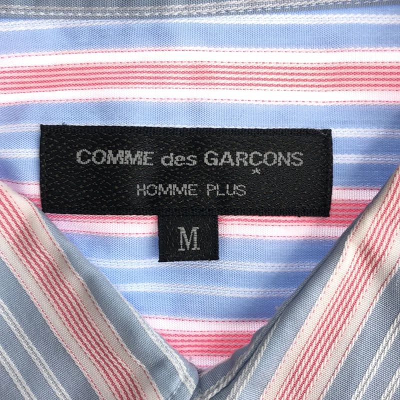 COMME des GARCONS HOMME PLUS / コムデギャルソンオムプリュス | 2005SS | コットン ストライプ 半袖シャツ | M | メンズ