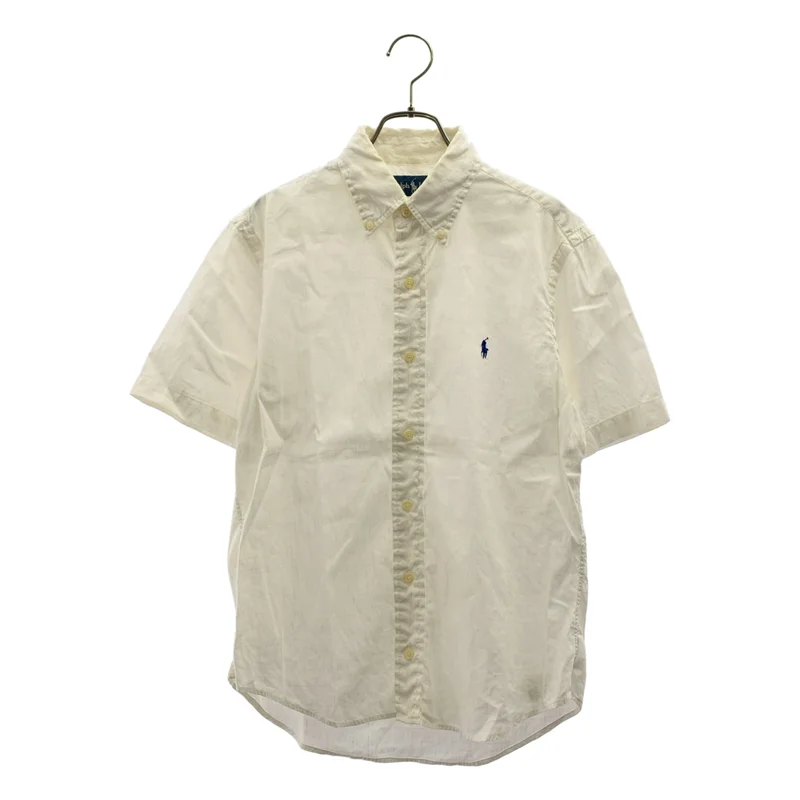 RALPH LAUREN / ラルフローレン | リネン コットン ワンポイントポニー シャツ | S | メンズ
