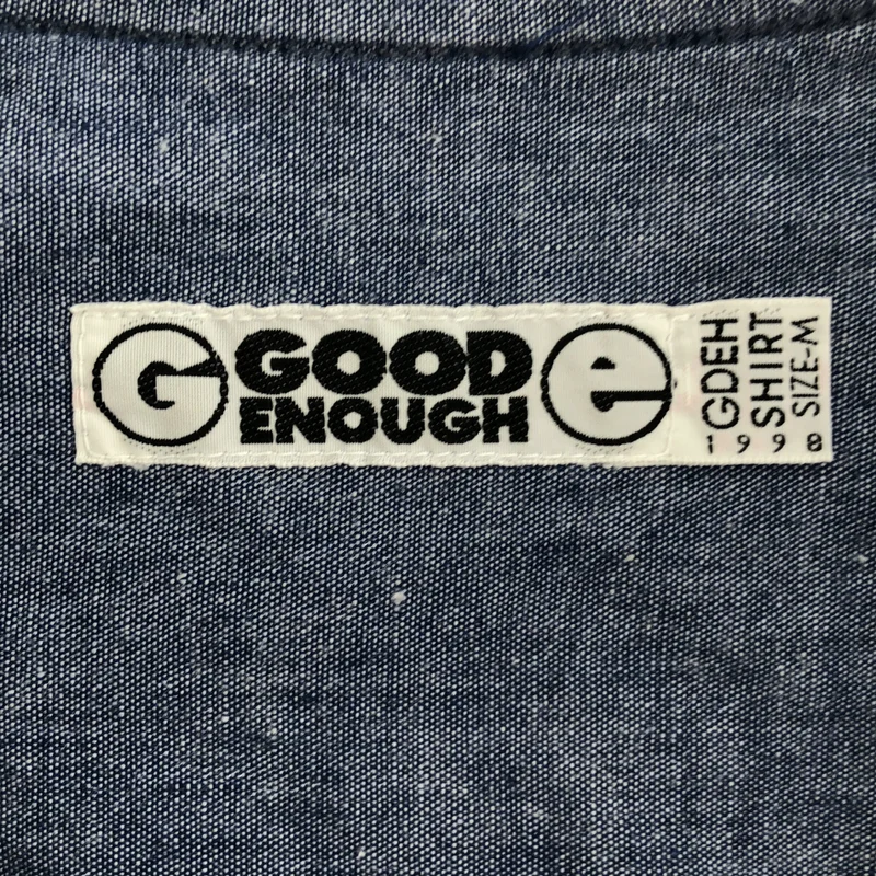 GOODENOUGH / グッドイナフ | 1998 | コットン オーバーシルエット バンドカラー プルオーバー シャツ | M | メンズ
