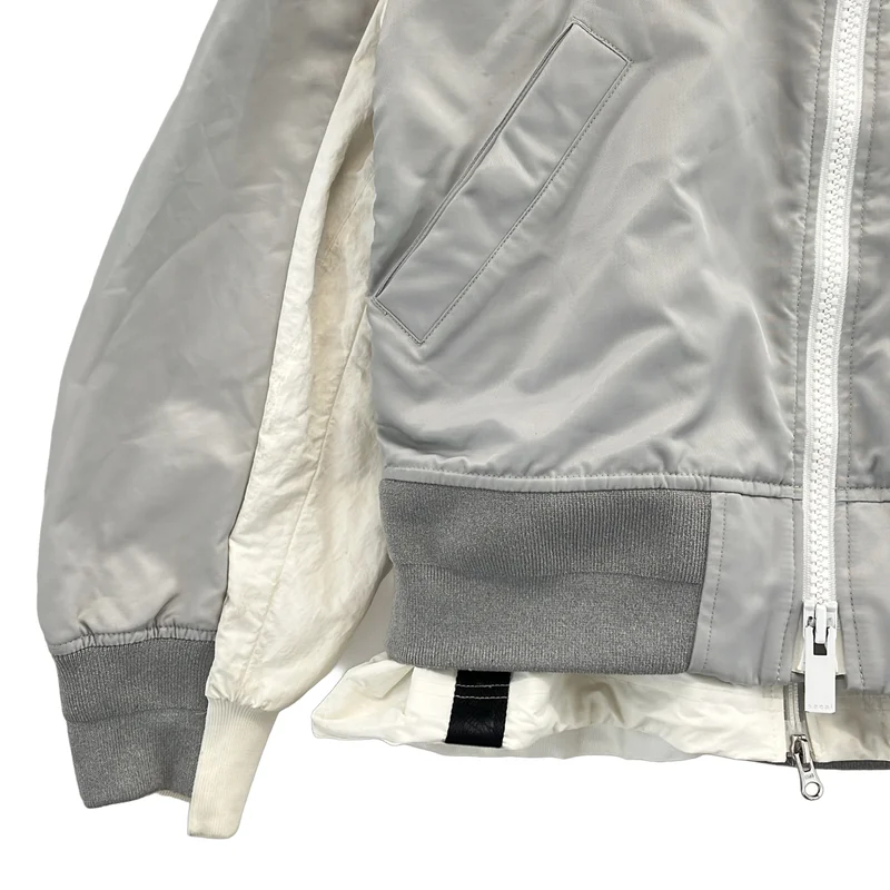 sacai / サカイ | 2021SS | × NIKE / NRG LAYERED BOMBER JKT / レイヤード ボンバージャケット | S | レディース