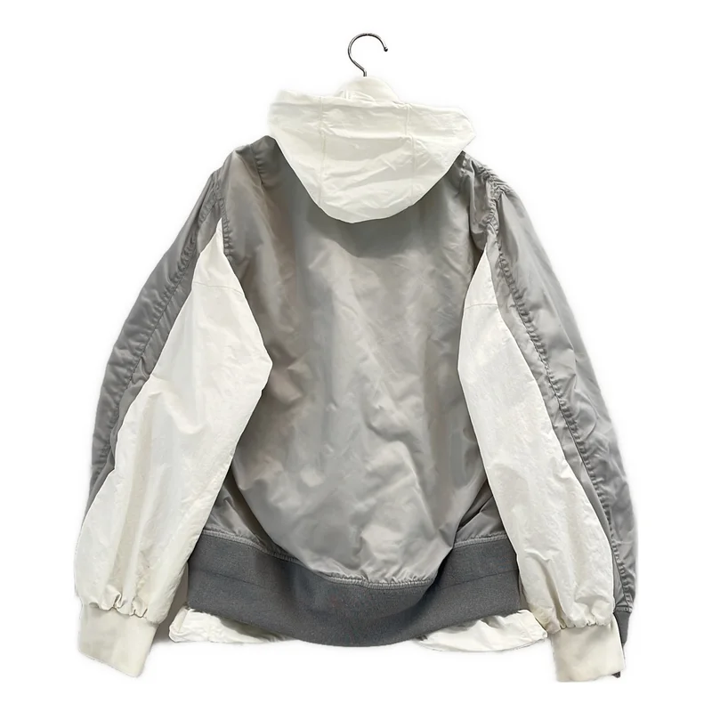 sacai / サカイ | 2021SS | × NIKE / NRG LAYERED BOMBER JKT / レイヤード ボンバージャケット | S | レディース