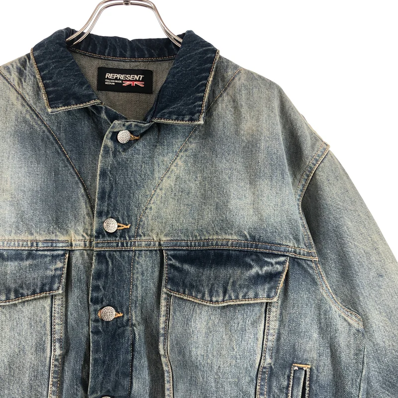 REPRESENT / リプレゼント | ヴィンテージ加工 デニムジャケット | M | メンズ