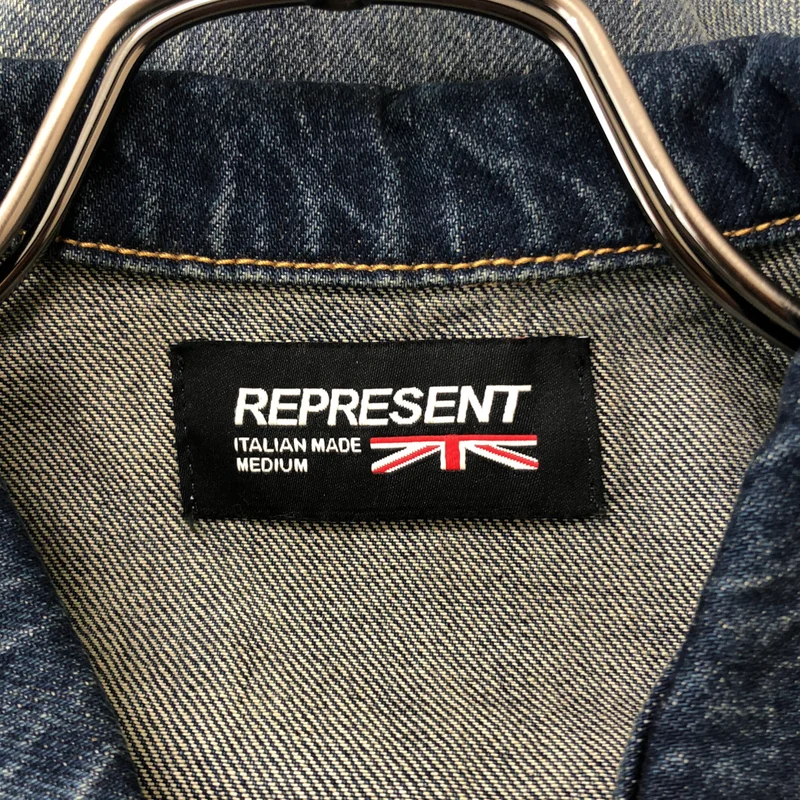 REPRESENT / リプレゼント | ヴィンテージ加工 デニムジャケット | M | メンズ