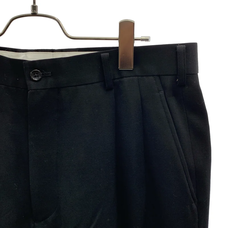 Graphpaper / グラフペーパー | Wool Doeskin Tapered Pants / ウール 2タック ワイド テーパード パンツ | 2 | メンズ
