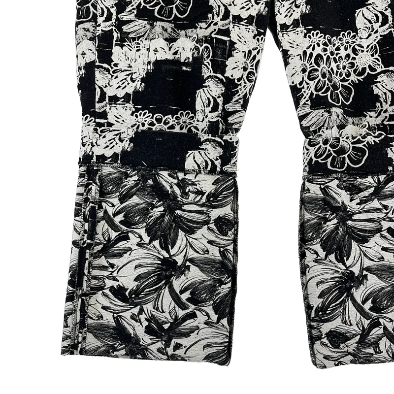 COMME des GARCONS HOMME PLUS / コムデギャルソンオムプリュス | 2022SS | フローラル ジャガード クロップドパンツ | M | メンズ