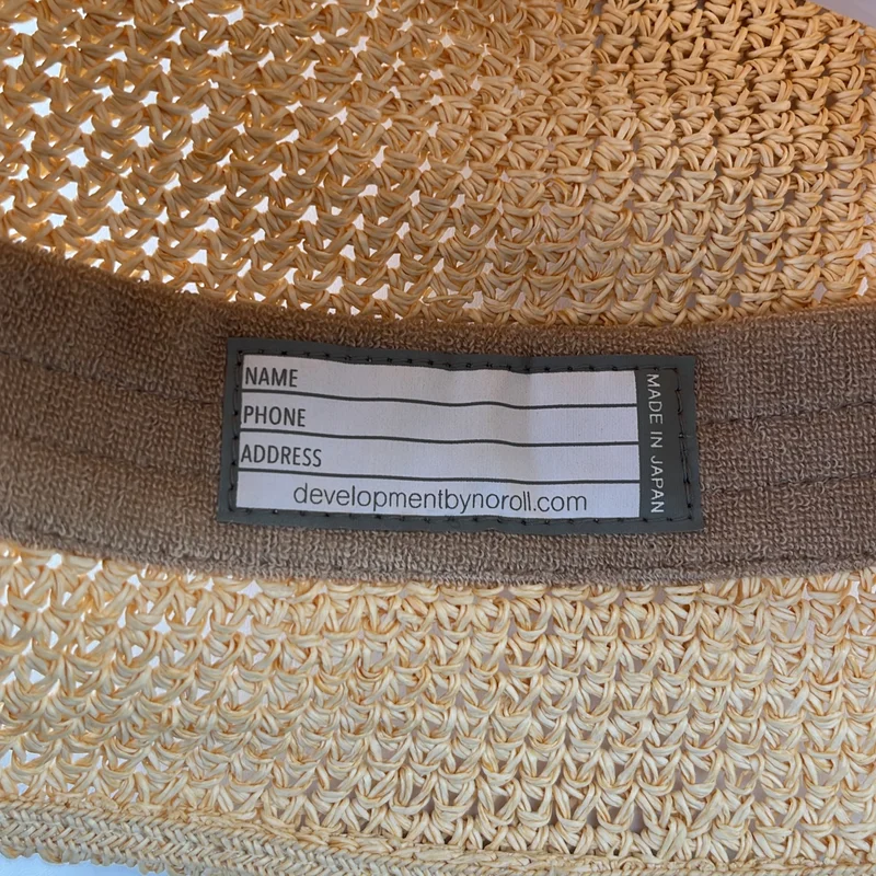 NOROLL / ノーロール | DETOURS RAFFIA HAT ラフィアハット | L | その他