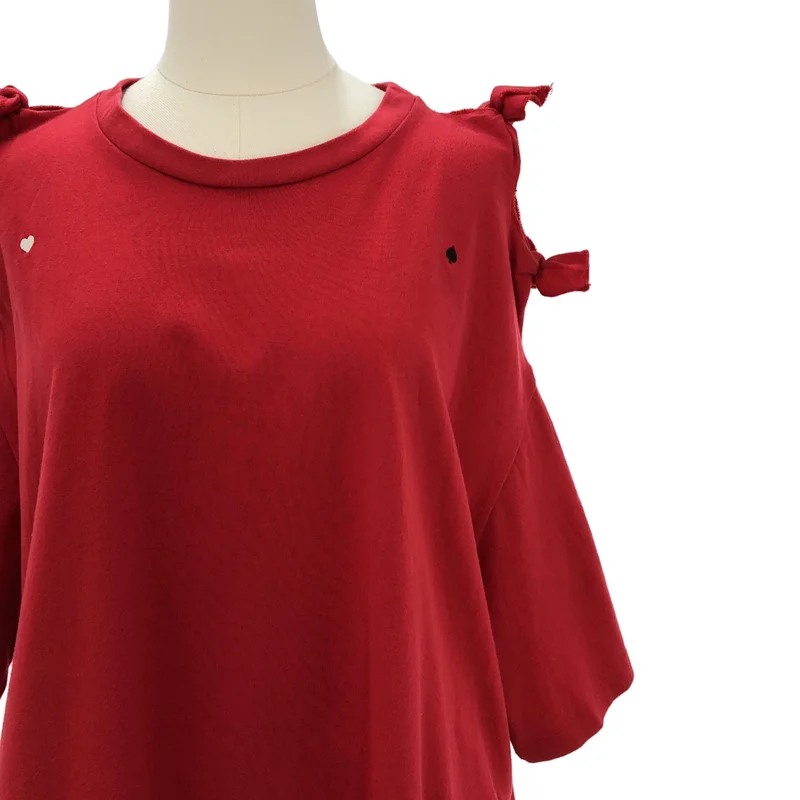 UNDER COVER  / アンダーカバー | カットアウト オーバーサイズ Tシャツ | 1 | レディース