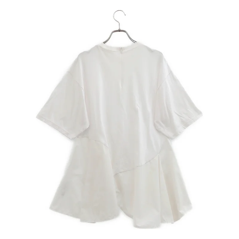 ENFOLD / エンフォルド | 2024SS | PETAL-HEM T-SHIRT / コットン ペタルヘム Tシャツ | 38 | レディース