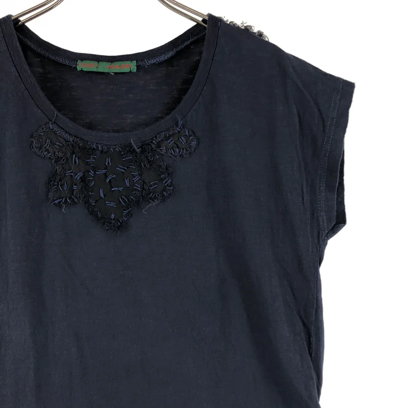 CASEY VIDALENC / ケーシーヴィダレンク | ステッチワーク パッチ Tシャツ カットソー | M | レディース