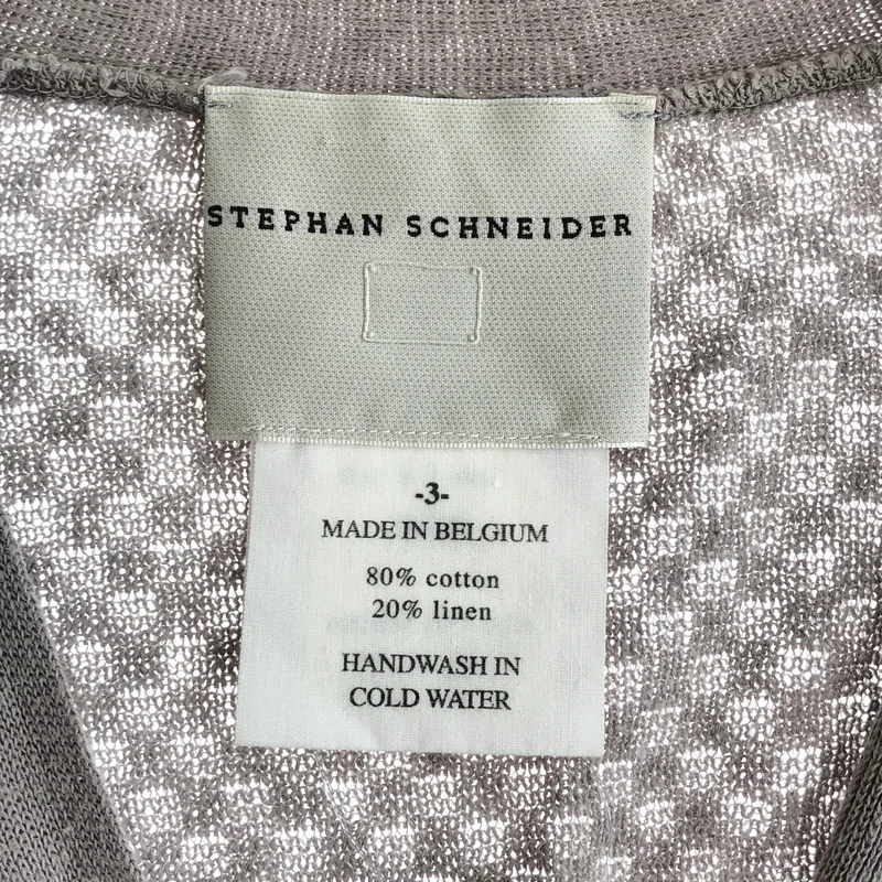 STEPHAN SCHNEIDER / ステファンシュナイダー | コットン リネン ニットカーディガン | 3 | メンズ