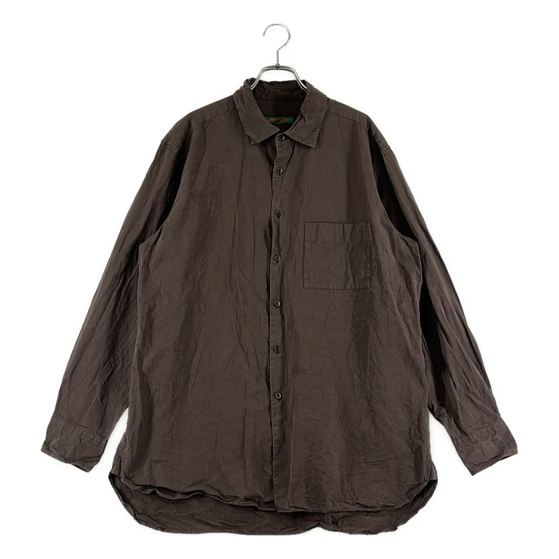 CASEY CASEY / ケーシーケーシー | BIG RACCOURCIE SHIRT ペーパーコットン コットン ビッグ ラクルスィーシャツ | M | メンズ
