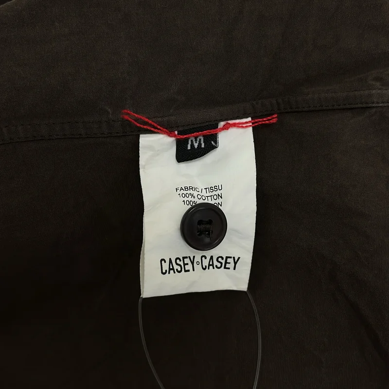 CASEY CASEY / ケーシーケーシー | BIG RACCOURCIE SHIRT ペーパーコットン コットン ビッグ ラクルスィーシャツ | M | メンズ