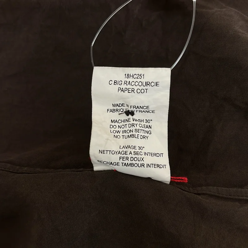 CASEY CASEY / ケーシーケーシー | BIG RACCOURCIE SHIRT ペーパーコットン コットン ビッグ ラクルスィーシャツ | M | メンズ