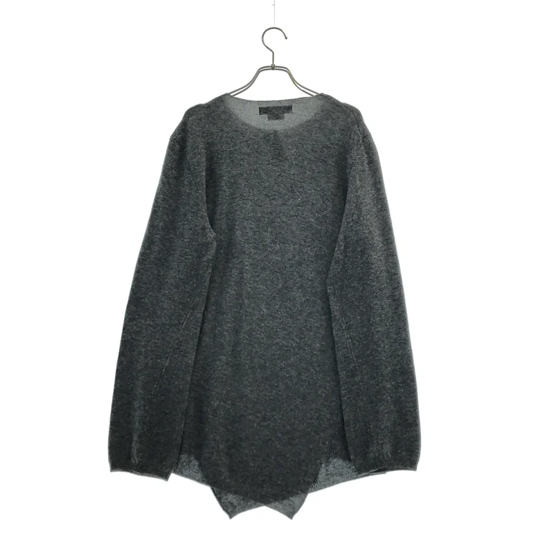 COMME des GARCONS HOMME DEUX / コムデギャルソンオムドゥ | 2022AW | ウール アシンメトリー クルーネックニット | M | メンズ