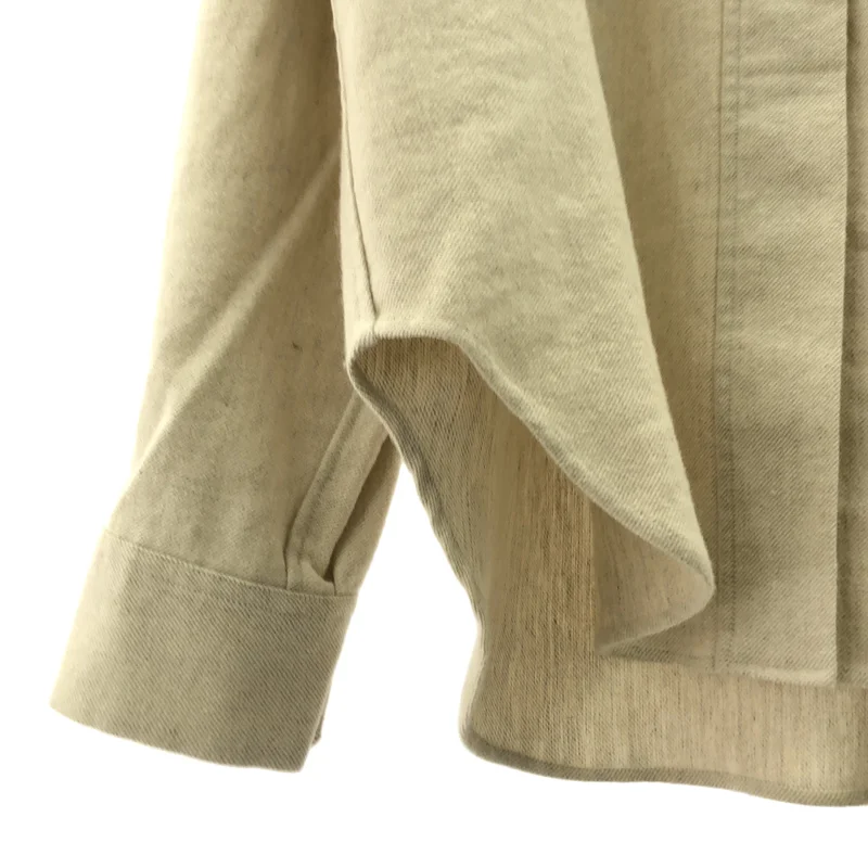 pelleq / ぺレック | 2023AW | ウール カシミヤ混 比翼 シャツジャケット | 34 | レディース