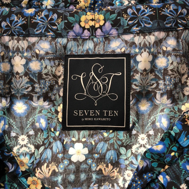 SEVEN TEN by MIHO KAWAHITO / セブンテンバイミホカワヒト | 2024SS | LIBERTY / リバティ 総柄 フラワー バルーンカラープリントブラウス | S | レディース