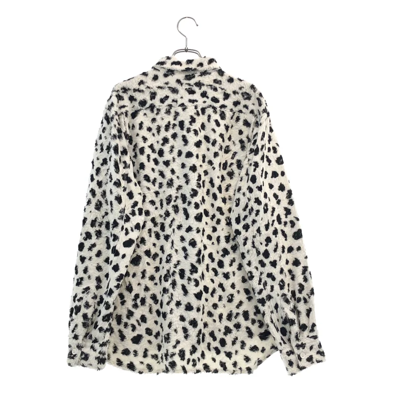 COMME des GARCONS HOMME PLUS / コムデギャルソンオムプリュス | 2015AW | レーヨン ファー 総柄 ダルメシアン オーバー シャツ | M | メンズ