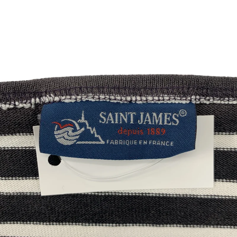 SAINT JAMES / セントジェームス | OUESSANT / ウエッソン ボーダー ボートネック バスク カットソー | T1 | レディース