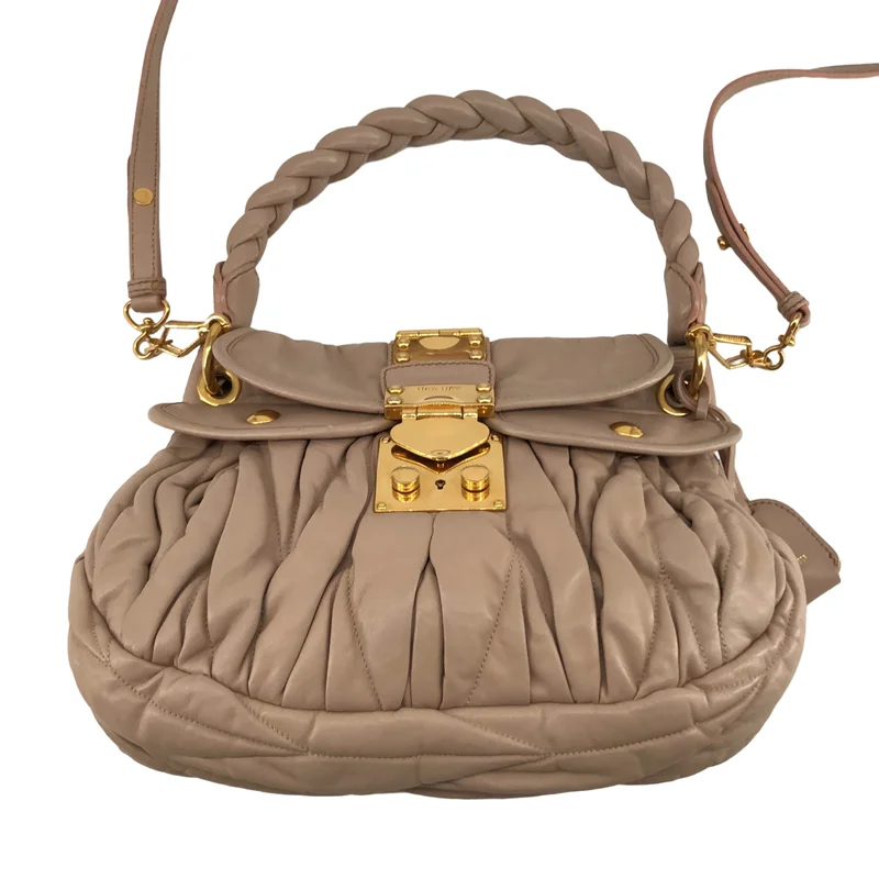 miu miu / ミュウミュウ | マテラッセ レザー ハンドバッグ |