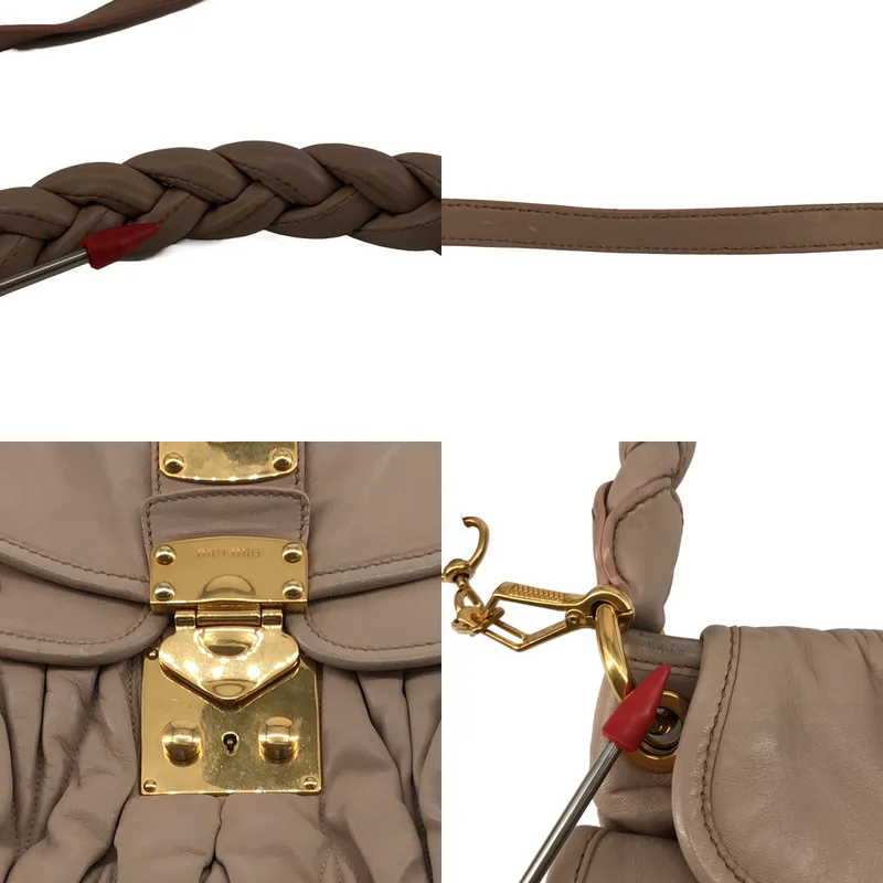 miu miu / ミュウミュウ | マテラッセ レザー ハンドバッグ |