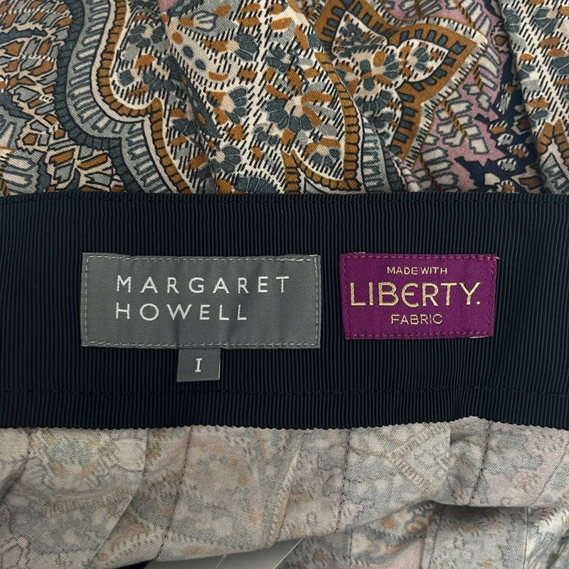 MARGARET HOWELL / マーガレットハウエル | 2024AW | LIBERTY PRINT FABRIC コットン タック ロングスカート | 1 | レディース