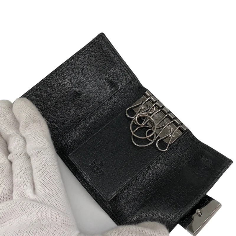 GUCCI / グッチ | 74212 レザー GGキャンバス 6連キーケース |