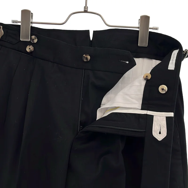 PT TORINO / ピーティートリノ | GENTLEMAN FIT ウールストレッチ サイドアジャスター 2タック テーパードスラックス | 44 | メンズ