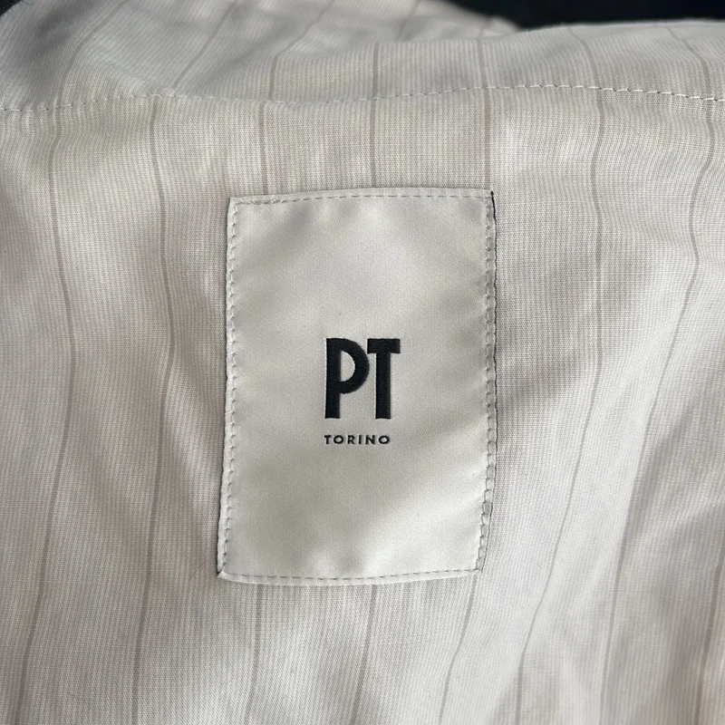 PT TORINO / ピーティートリノ | GENTLEMAN FIT ウールストレッチ サイドアジャスター 2タック テーパードスラックス | 44 | メンズ
