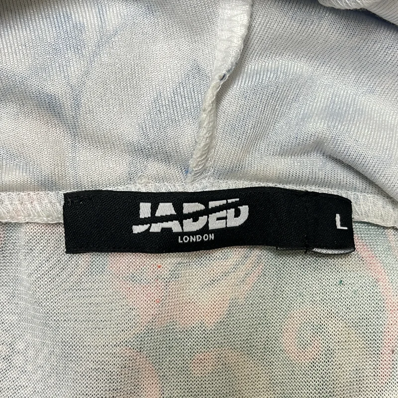 JADED LONDON / ジェイデッドロンドン | ベロア 切替 プルオーバー パーカー | L | メンズ