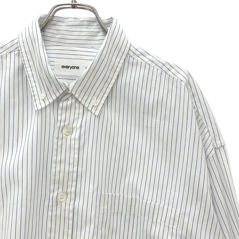 everyone / エブリワン | 2025SS | Button-Down Stripe Shirt / ボタンダウン ストライプシャツ | XL | メンズ
