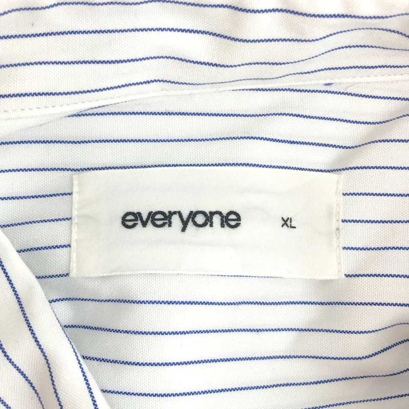 everyone / エブリワン | 2025SS | Button-Down Stripe Shirt / ボタンダウン ストライプシャツ | XL | メンズ