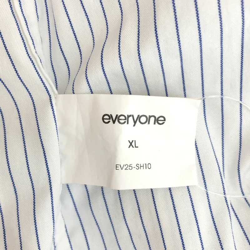 everyone / エブリワン | 2025SS | Button-Down Stripe Shirt / ボタンダウン ストライプシャツ | XL | メンズ