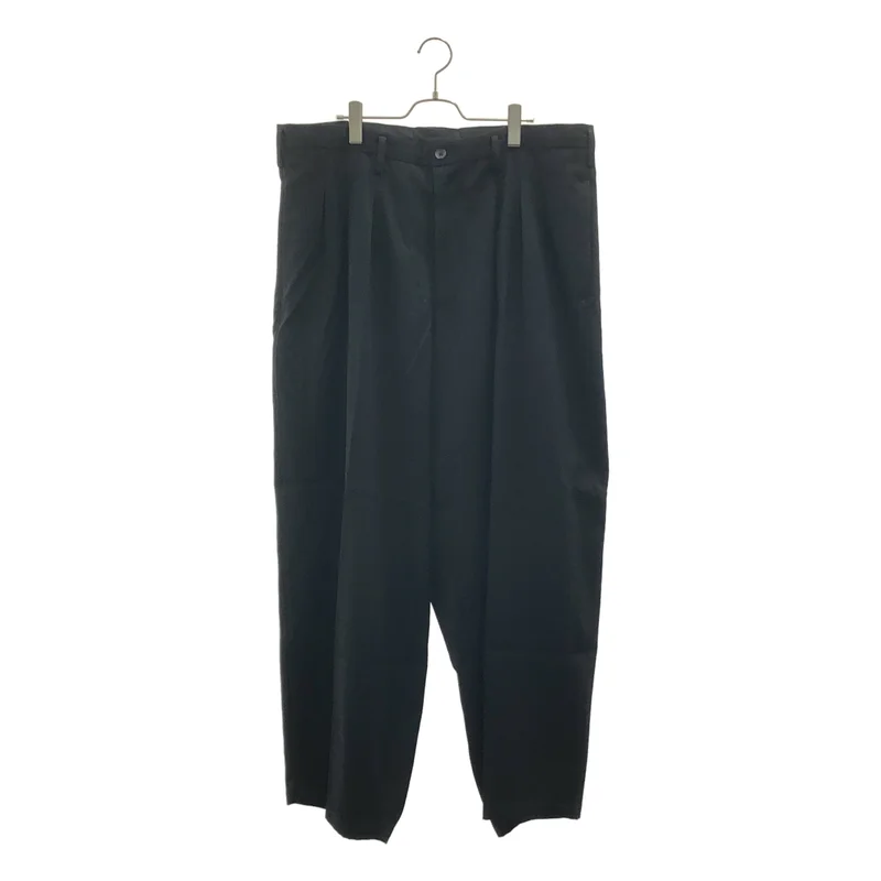 YOHJI YAMAMOTO POUR HOMME / ヨウジヤマモトプールオム | 2024SS | ウール 12タック ワイドパンツ | 3 | メンズ